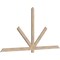 Ekena Millwork Kennewick Smooth Timber Gable Bracket, Douglas Fir, 96"W x 48"H x 1 1/2"D x 3 1/2"F, 12/12 Pitch GBW096X48X0204KEN00SDF - alternate 5